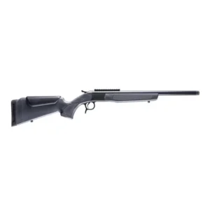 CVA Scout Single Shot Rifle .450 Bushmaster 22" Threaded Blued Barrel Grey Stock 0 MOA Pic Rail
