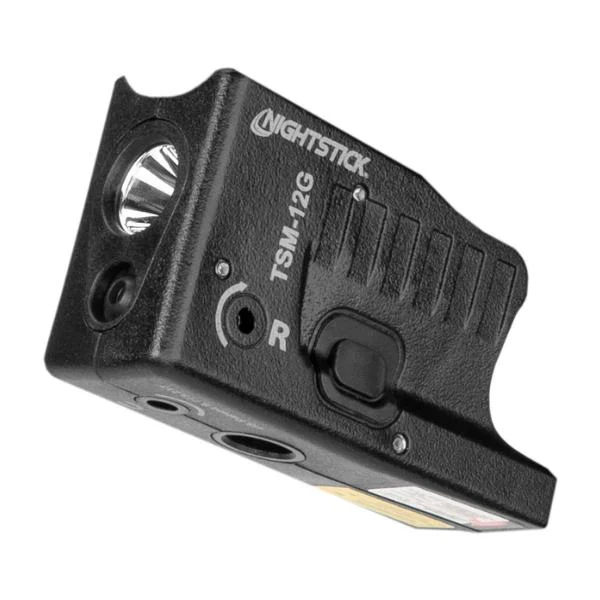 Nightstick Subcompact Weapon Light w/Green Laser for Glock Models G26/G27/G33/G39