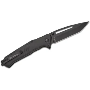 Smith & Wesson Extreme Ops Folding Knife 3-1/2" Tanto Blade Black with Glass Breaker