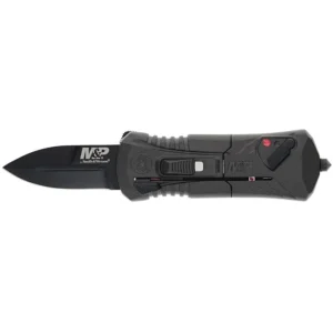 Smith & Wesson M&P Compact OTF Folding Knife 1-9/10" Spear Point Blade Grey