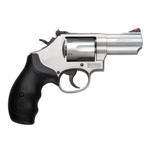 Smith & Wesson K-Frame Model 66 Combat Magnum Handgun .357 Mag 6rd Capacity 2.75" Barrel Silver with Black Grip