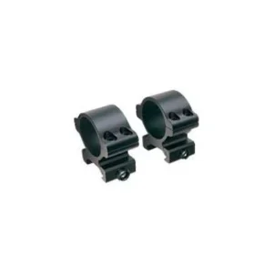Tasco Angle-Loc Weaver-Style Aluminum Detachable Scope Rings 1" High Matte