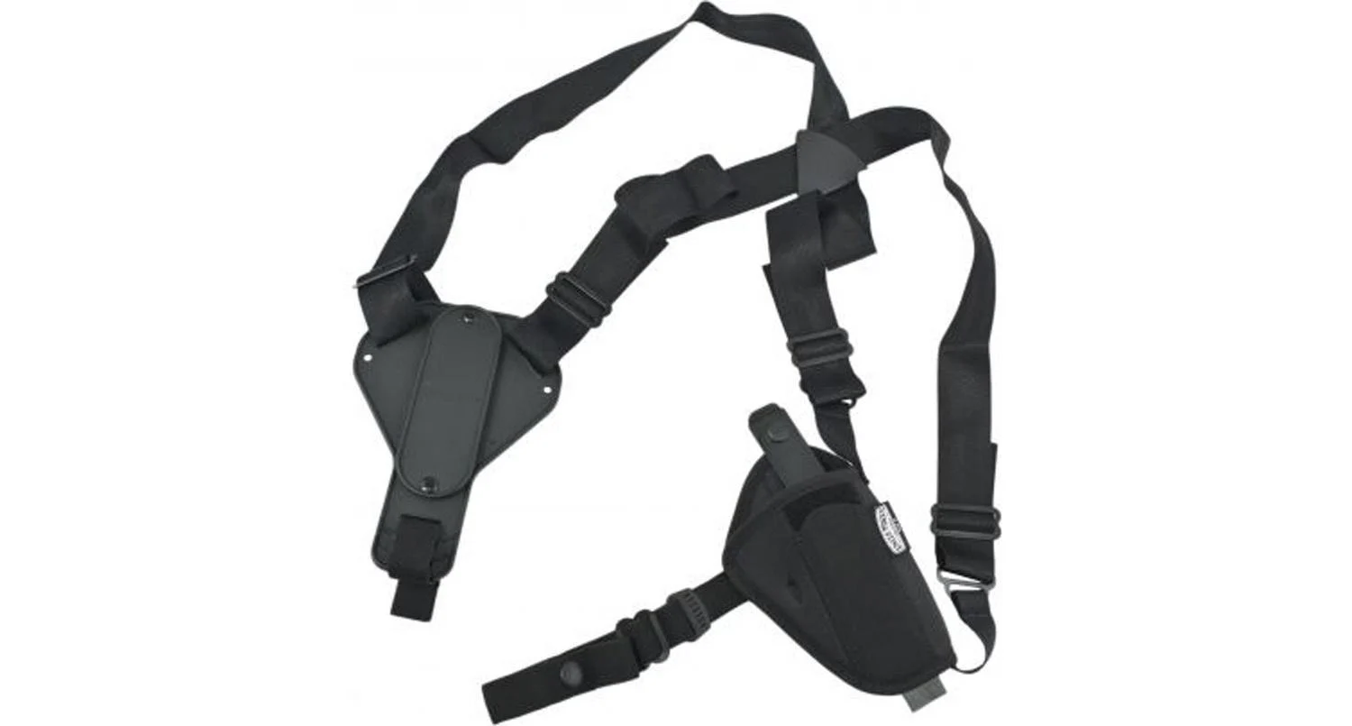 Uncle Mike's Plain Black Nylon Shoulder Holster 8700 AM#0