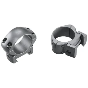 Weaver 2-Piece Grand Slam Steel Top Mount Scope Rings 1" Medium Matte (Windage Adjustable)