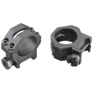 Weaver 4-Hole Tactical Picatinny Aluminum Scope Rings 1" Medium Matte