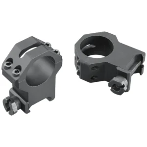 Weaver 4-Hole Tactical Picatinny Aluminum Scope Rings 1" XX-High Matte