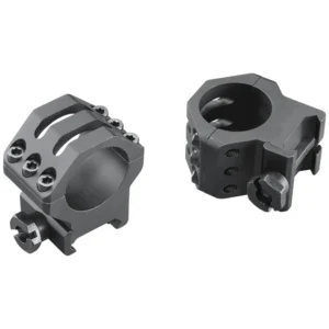 Weaver 6-Hole Picatinny Tactical Scope Rings 1" High