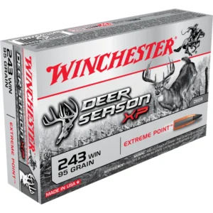 Winchester Deer Season XP Rifle Ammunition 243 Win 95 gr. PT 3100 fps 20/ct