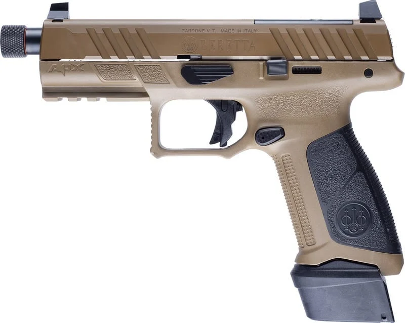 BERETTA APX A1 TAC 9MM BLK/FDE 21+1 TB