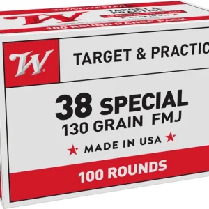 WIN 38SP 130GR USA FMJ 100RD