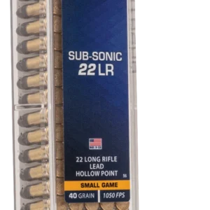 CCI 22LR 40GR SUB HP 100RD