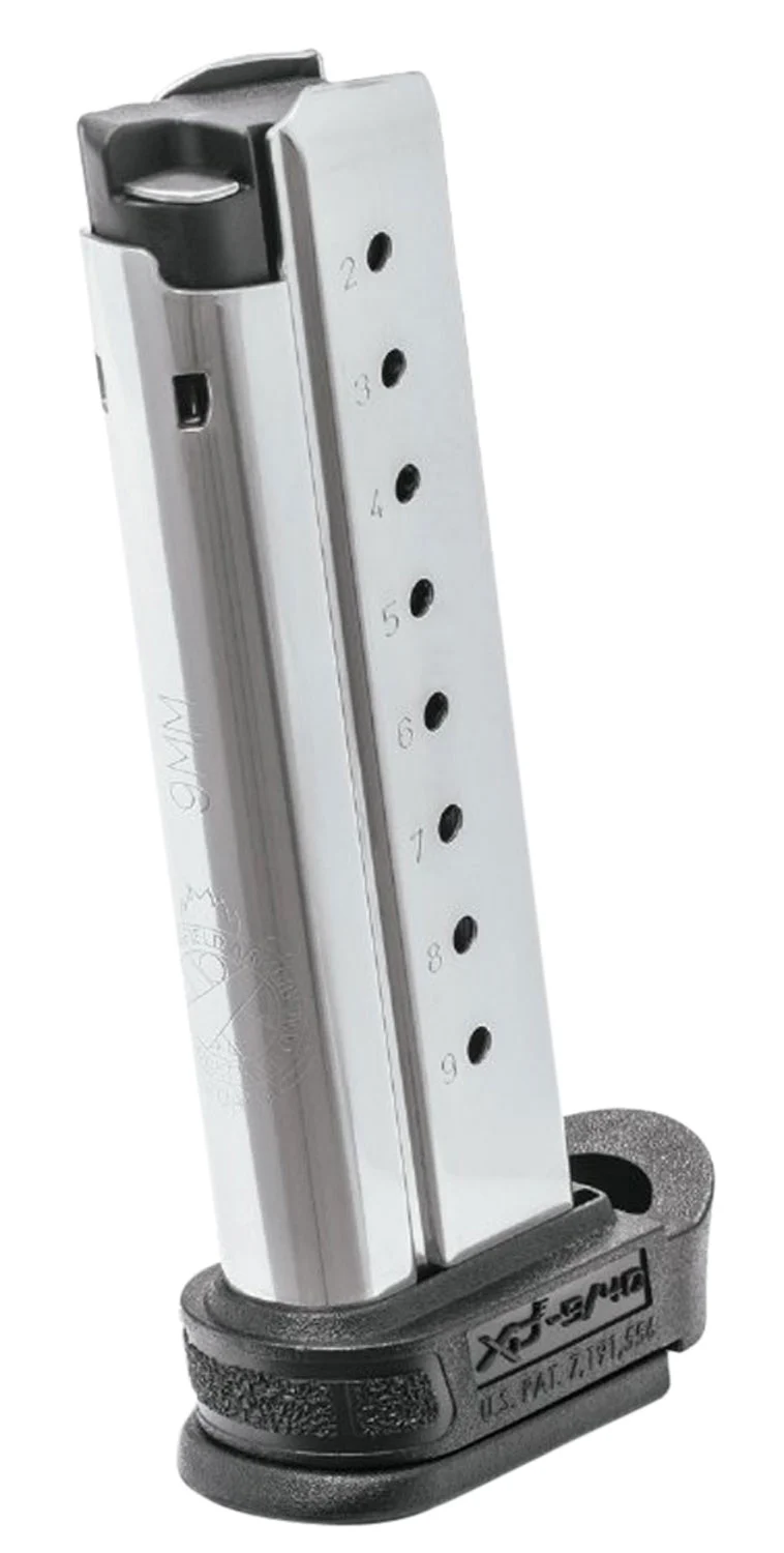 Springfield Armory XDE09091 XD-E 9rd Detachable w/Extended Sleeve 9mm Luger Stainless Steel