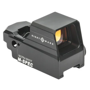 Sightmark SM26034 Ultra Shot M-Spec LQD Reflex Sight Matte Black 1 x 33 mm x 24 mm 2 MOA Red Dot/65 MOA Circle Crosshair