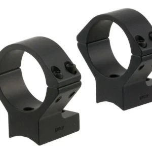 Talley 950725 Scope Mount/Ring Combo Black Anodized 1" Tube Savage Round Receiver with AccuTrigger (110 Series/A17/A22) High Rings