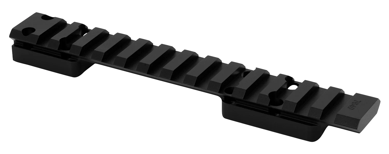 Warne 7640M Mountain Tech Tactical Rail Black Anodized Aluminum Browning X-Bolt Super Short Action, 0 MOA