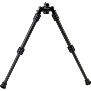 Caldwell 1082223 Accumax Premium M-Lok/Key Mod Bipod 9-13" Black Carbon Fiber