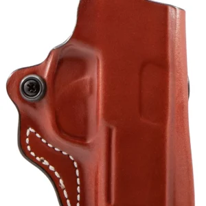 DeSantis Gunhide 019TA8JZ0 Mini Scabbard  OWB Tan Leather Belt Slide Fits Sig P365 Right Hand