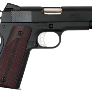 Ed Brown KC18G4 1911 Kobra Carry 45 ACP 7+1 4.25" Stainless Recessed Crown Barrel, Black Gen4 Snakeskin Serrated Carbon Steel Slide & Frame w/Beavertail, Laminate Wood Grip