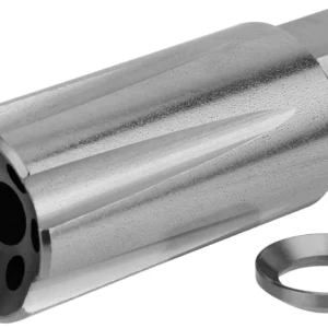 TacFire MZ1020SS Linear Compensator Stainless Steel with 1/2"-28 tpi Threads, 2.05" OAL & 0.87" Diameter for 5.56x45mm NATO AR-15