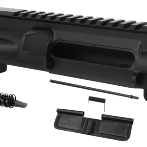 TacFire UP01C Stripped Upper Receiver 5.56x45mm NATO 7075-T6 Aluminum Black Anodized Receiver for AR-15