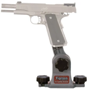 Tipton 558080 1911 Mag Well Vise Block Gun Vise Handgun Firearm Gray/Red Polymer
