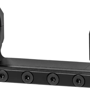Warne 7814M Precision Mount Scope Mount/Ring Combo Black Anodized 30mm 0 MOA