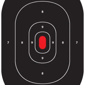 Pro-Shot SILHIN5PK SplatterShot Self-Adhesive Paper Black/Red 12"x17" Silhouette 5 Pack