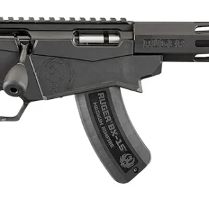 Ruger 8404 Precision Rimfire 22 WMR 15+1 18" Threaded Barrel, Hard Coat Anodized Finish, 15" Free-Float Handguards w/M-Lok Slots, Synthetic Adjustable Quick-Fit Precision Rimfire Stock, Black Polymer