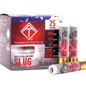 ATI ATIAC410R Shotshell 410Gauge 2.50" 1/4oz Slug Shot 25 Per Box/10 Case