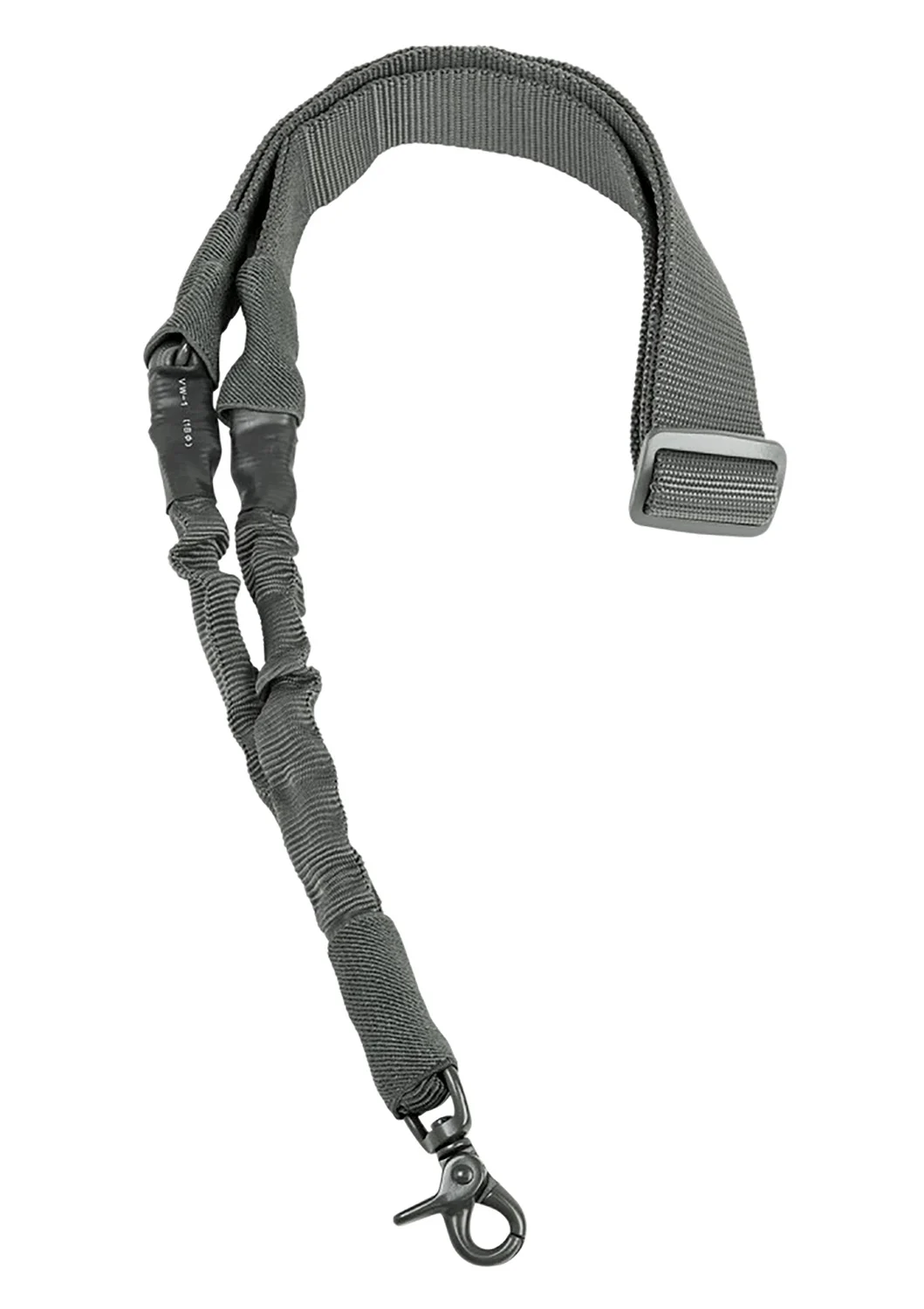 NcStar AARS1PU Single Point Sling Urban Gray Nylon 44"-60" OAL Adjustable Bungee Rifle