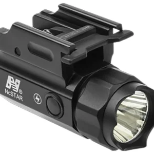 NcStar ACQPTF Compact Flashlight QR w/Strobe Black 150 Lumens White Cree LED