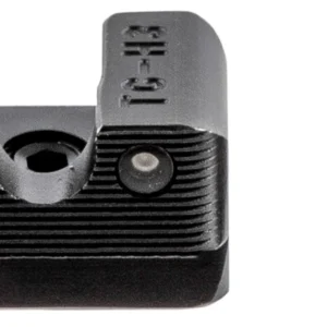TruGlo TG231Z1C Tritium Pro Black | Green Tritium Orange Outline Front Sight Green Tritium Rear Sight