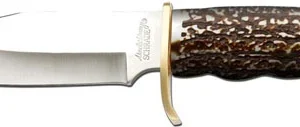 UNCLE HENRY KNIFE NEXT GEN - STAGLON 5.5" BLD W/LTHR SHEAT