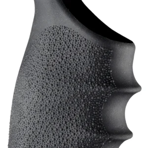 Hogue 17600 HandAll Beavertail Grip Sleeve made of Rubber with Textured Black Finish & Finger Grooves for Sig P320