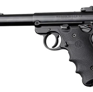 Hogue 79000 Rubber Grip Black with Finger Grooves for Ruger Mark IV