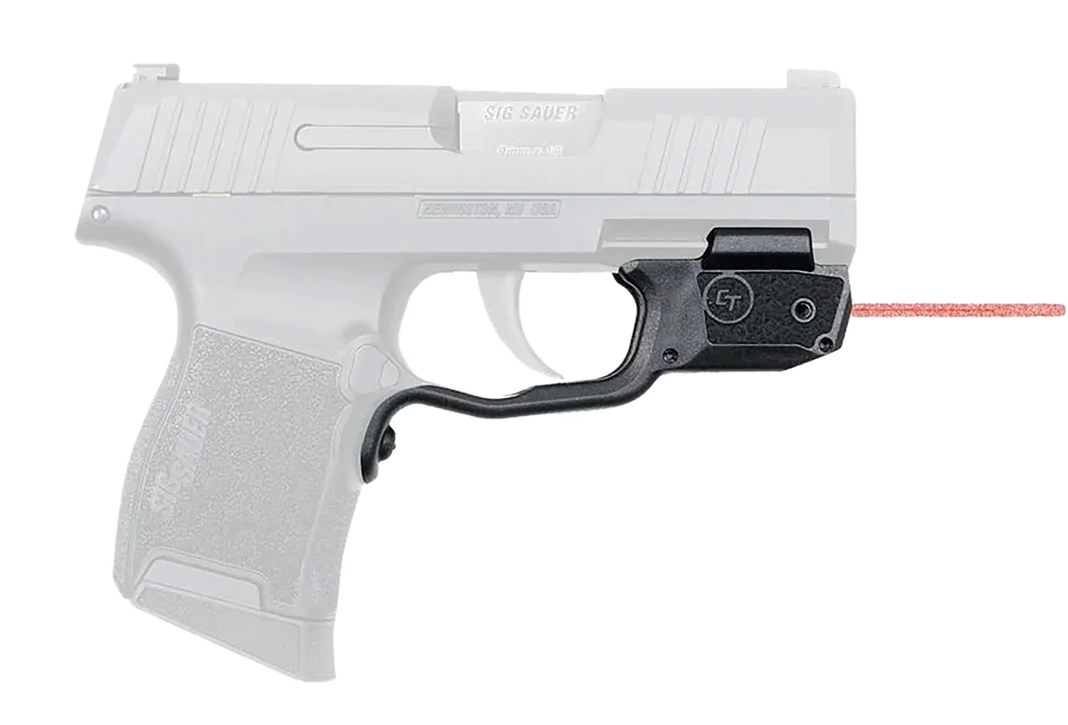 Crimson Trace 0181501 Laserguard Fits Sig P365/P365XL/P365SAS, Red Laser Black Polymer Trigger Guard Mount