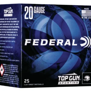 Federal TGS2248 Top Gun 20Gauge 2.75" 7/8oz 8Shot 25 Per Box/10 Case