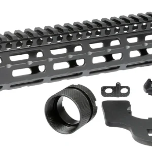 Midwest Industries MICRM12625 M-Series Aluminum Black Hardcoat Anodized AR Platform 12.62"