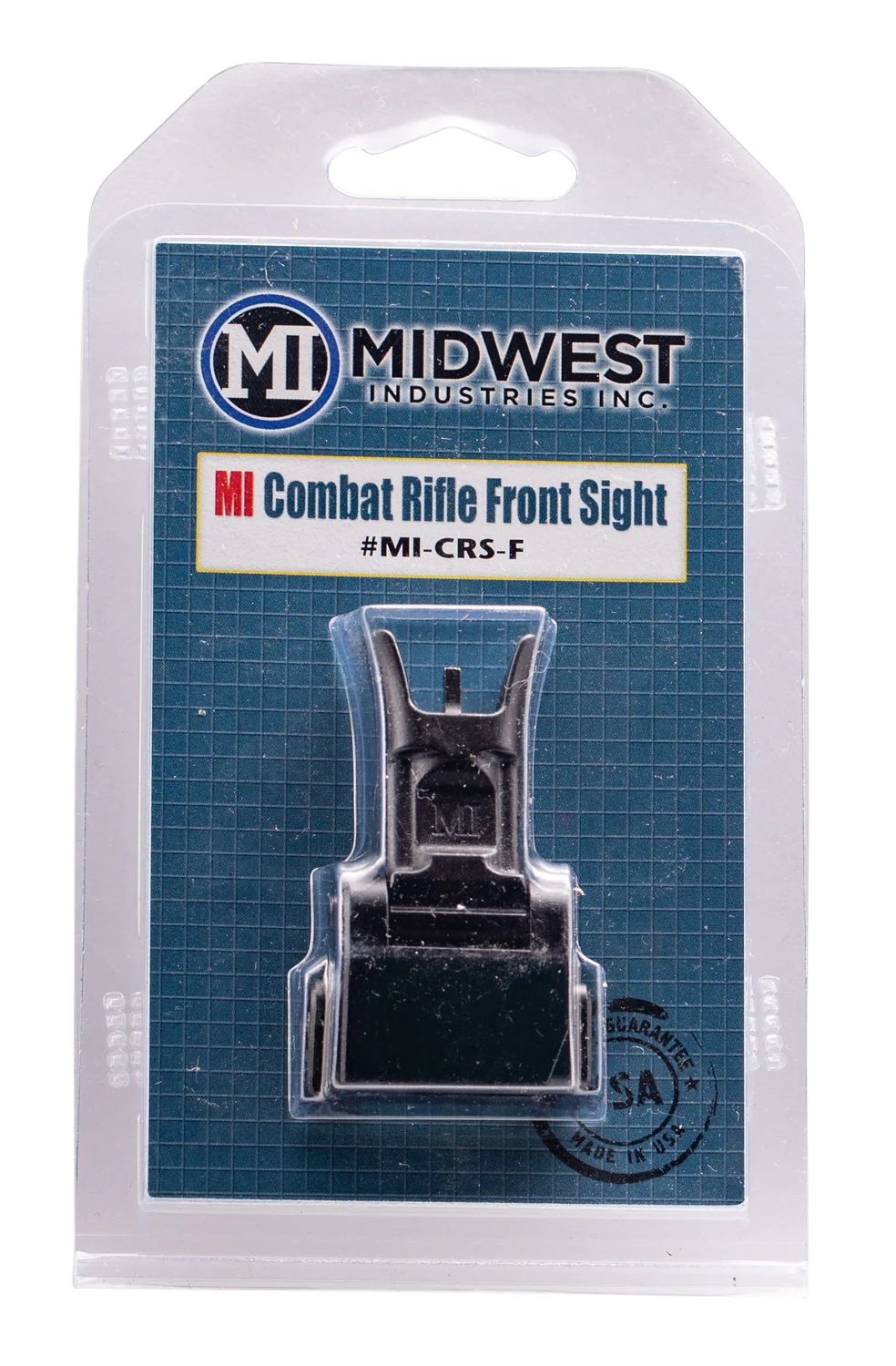 Midwest Industries MICRSF Combat Rifle Flip Front Sight Black for AR-15, M16, M4