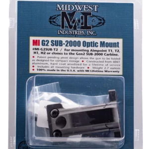 Midwest Industries MIG2SUBT2 Gen2 Sub 2000 Mini Optic Mount Matte Black