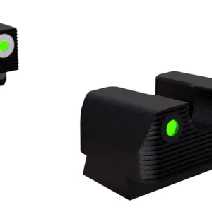 Rival Arms RA2B231G Night Sights for G42/G43/G48 Green Tritium White Outline Front Sight-Green Tritium Black Outline Rear Sight