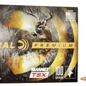 Federal P2506H Premium 25-06Rem 100gr Barnes TSX 20 Per Box/10 Case