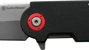 S&W KNIFE BENJI FOLDING BLADE - 4.25" TOTAL LENGTH W/BTTL OPNR