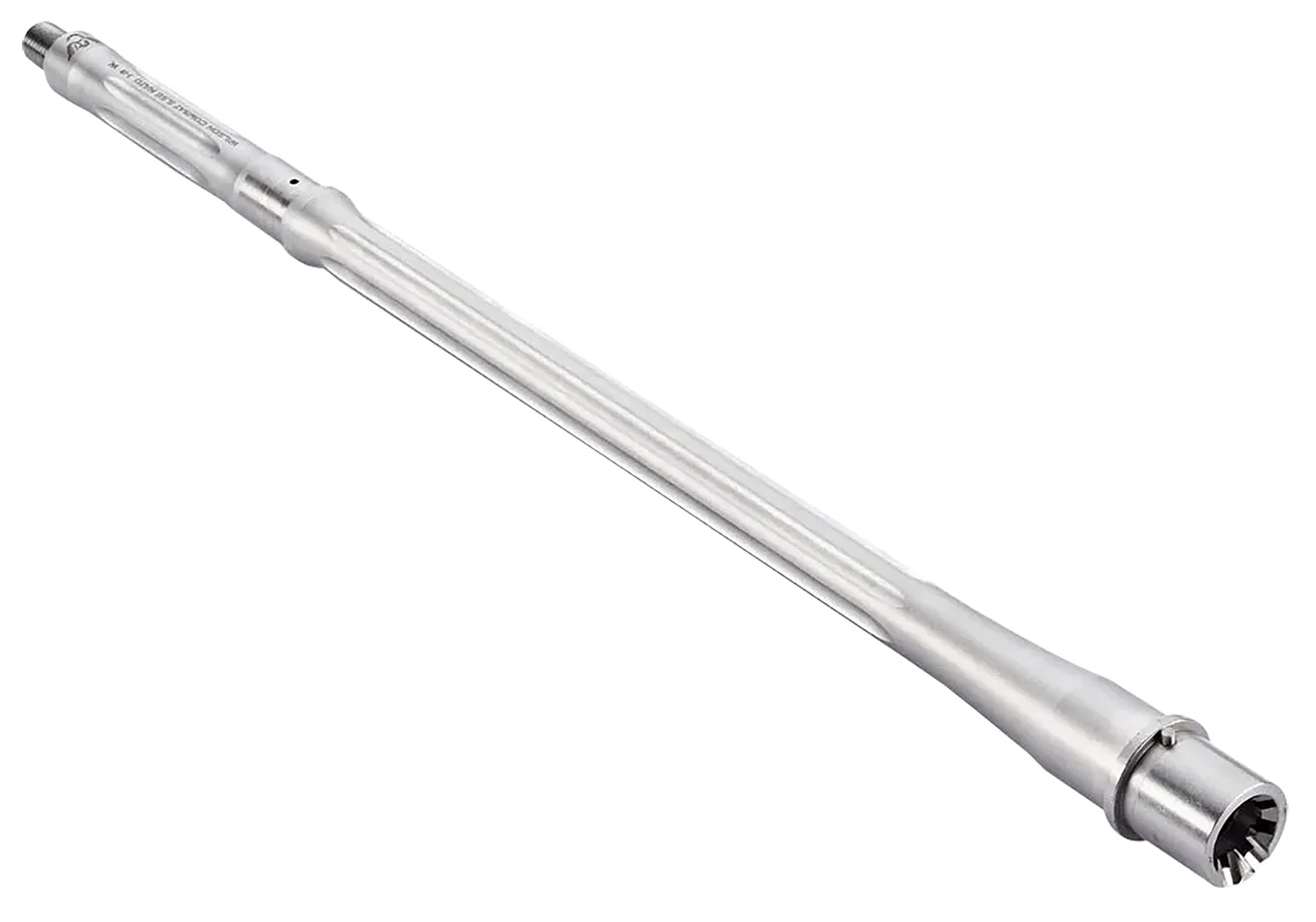 Wilson Combat TR556RCRG18FT8 Match Grade Barrel 5.56x45mm NATO 18" Stainless Bead Blasted Finish 416R Stainless Steel Material Rifle Length with Recon Tactical Profile, Fluting & 1:8" Twist for AR-15