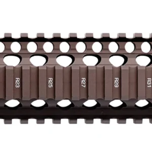 Daniel Defense 0100408020011 MK18 RIS II Handguard 9.55" 2-Piece, Free-Floating Style Made of 6061-T6 Aluminum with Flat Dark Earth Anodized Finish & Picatinny Rail for AR-15