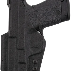 1791 Gunleather TACIWBSHIELDBLKR Tactical Kydex IWB Black Kydex Belt Clip Fits S&W Shield