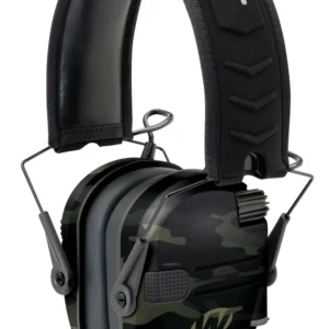 Walker's GWPRSEMMCCG Razor Slim Electronic Muff 23 dB Over the Head Multi-Cam/Black Polymer