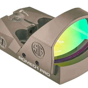 Sig Sauer Electro-Optics SOR1P103 Romeo1Pro Flat Dark Earth 1 x 30 mm 6 MOA Red Dot