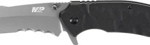 S&W KNIFE M&P SPECIAL OPS 4" - TANTO 4 SPRING ASSIST BLACK
