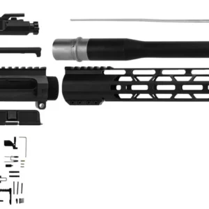 TacFire SSRK65CRDLPK20BN AR Build Kit Sports South Exclusive 6.5 Creedmoor AR-Platform Black Nitride 5/8"x24